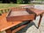 Antique Railroad Depot Desk With Spindle Gallery Cherry and Ash Wood 1900s For Sale - Image 12 of 17