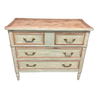 French Louis XVI-style Painted Chest of Drawers For Sale