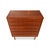 Brown Vintage Danish Mid-Century Six-Drawer Teak Tallboy Dresser 1960s With Key For Sale - Image 8 of 8