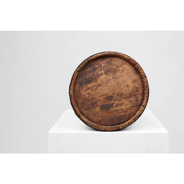 French Handmade Wooden Bucket, 18th Century For Sale - Image 10 of 11