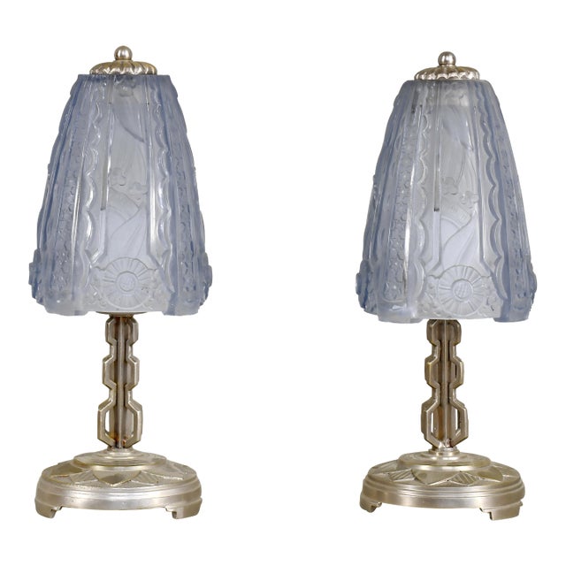 French Art Deco Lamp by Donna Paris 1930 France - A Pair For Sale