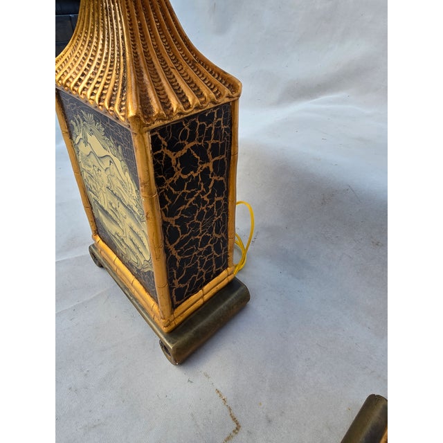 1950s Japanese Style Lamps - Pair For Sale In Los Angeles - Image 6 of 10