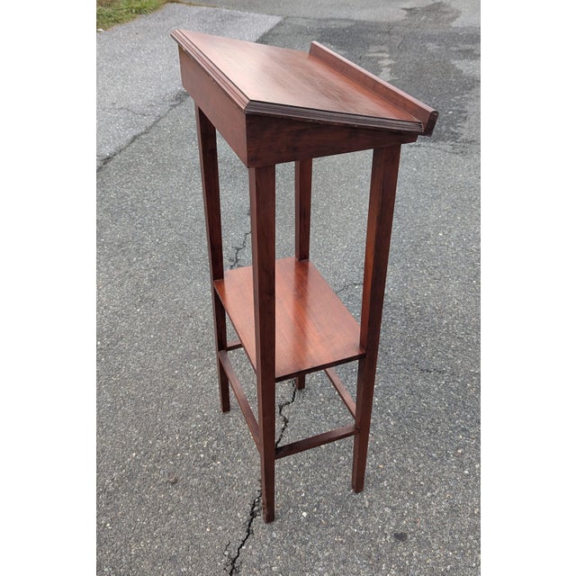 Late 20th Century Mahogany Georgian Style Lectern /Bookstand For Sale In Washington DC - Image 6 of 11