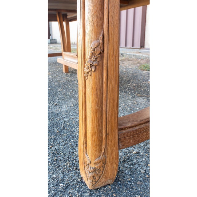 Art Nouveau Dining Table with Extentions, France, 1890s For Sale - Image 15 of 18