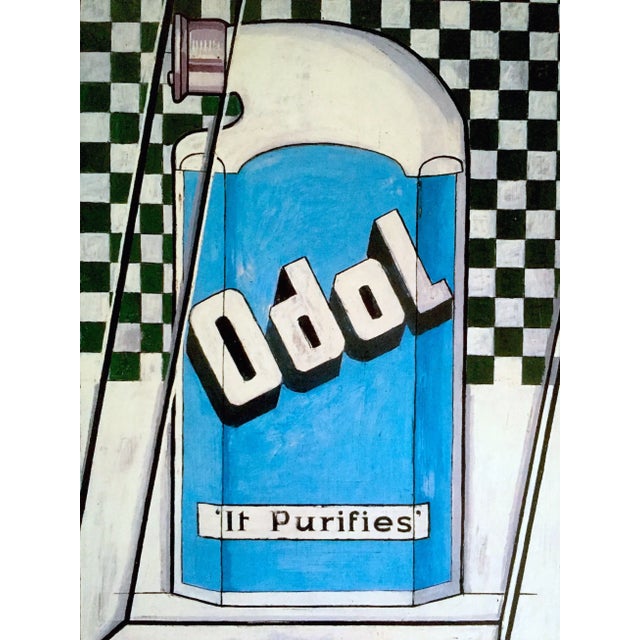 1990s Stuart Davis Vintage 1993 Collector's Pop Art Lithograph Print " Odol " 1924 For Sale - Image 5 of 8