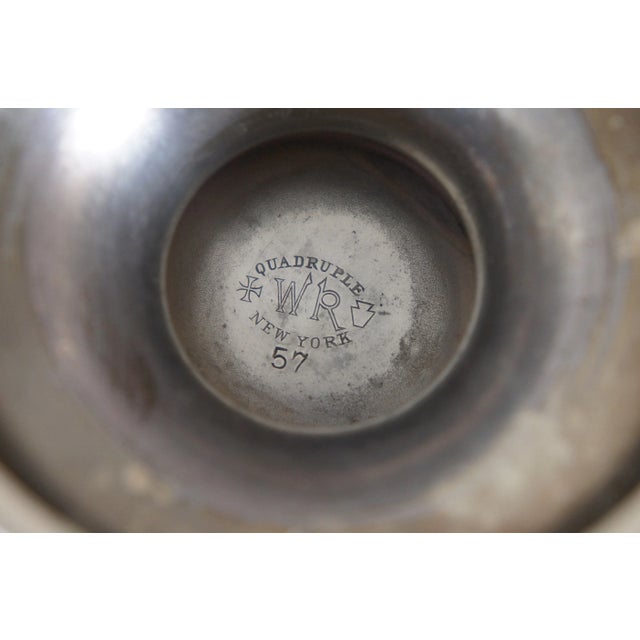 Silver Antique William Roger Silverplate Caviar Server Gorham Sterling Silver Spoons For Sale - Image 8 of 12