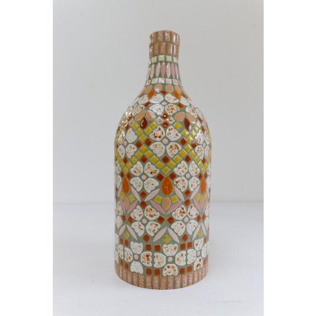 Swedish Folk Art Mosaic Vase, 1970s For Sale - Image 13 of 16