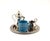 Litolff Blue Porcelain Mug and Elkington & Co Silver Plated Coffee Service, 2010s, Set of 4 For Sale - Image 14 of 16