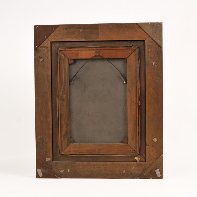 Antique Oil Painting Signed Artist's Study of Cherokee Roses in a Glass For Sale - Image 15 of 18