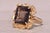 Contemporary The Radiant Amber: Smoky Quartz Ring in Yellow Gold For Sale - Image 3 of 8