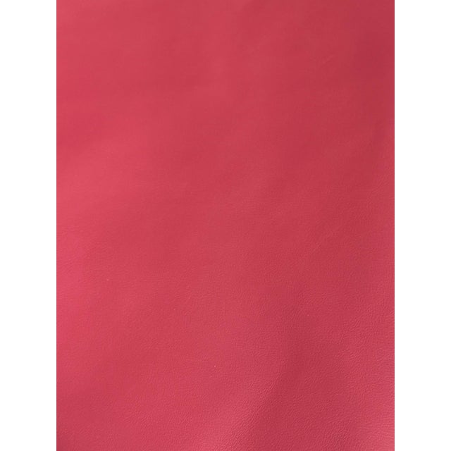 Spinneybeck Rhubarb Red Italian Designer Leather Hide. This listing is for one hide but we actually have three available....