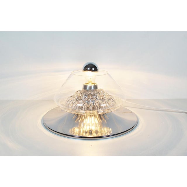 1970s Mid-Century Italian Murano Glass Table Lamp For Sale - Image 5 of 8