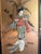 Vintage 34” Hong Kong Mother of Pearl Shell Inlay Asian Lady Wall Plaques Gold Chinoiserie – Pair For Sale - Image 9 of 10