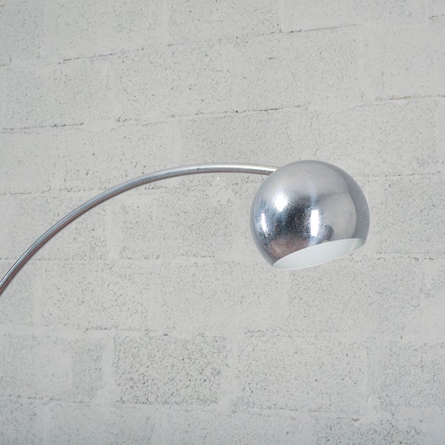 Gray Three-Light Floor Lamp attributed to Goffredo Reggiani, 1970s For Sale - Image 8 of 18