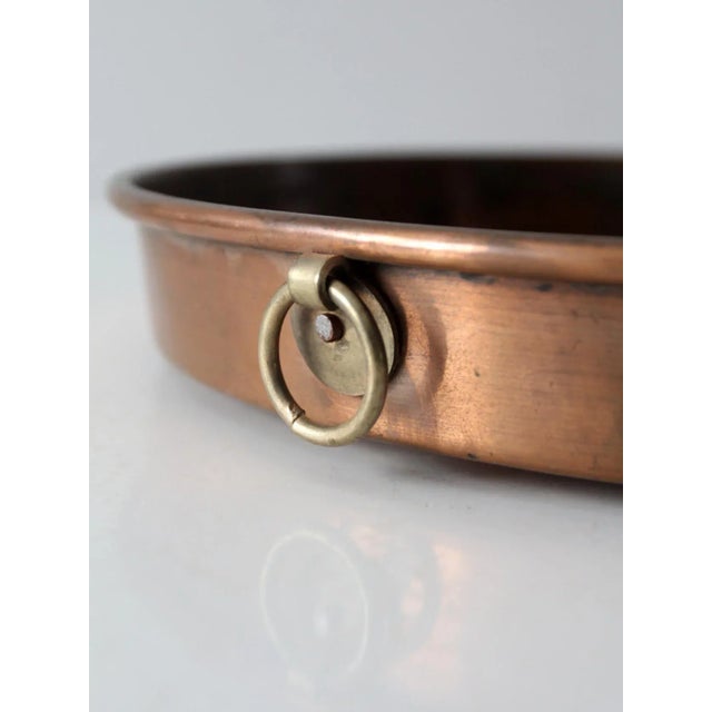 Copper Antique Copper Escargot Pan For Sale - Image 8 of 10