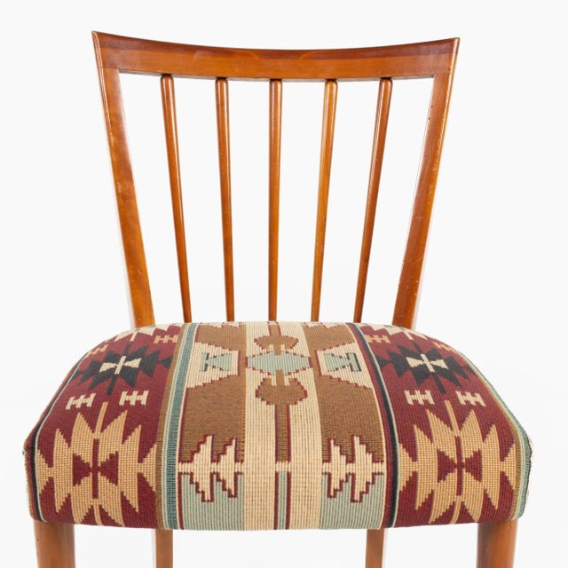 Leslie Diamond for Conant Ball Style Mid Century Dining Chairs - Set of 4 For Sale - Image 10 of 11