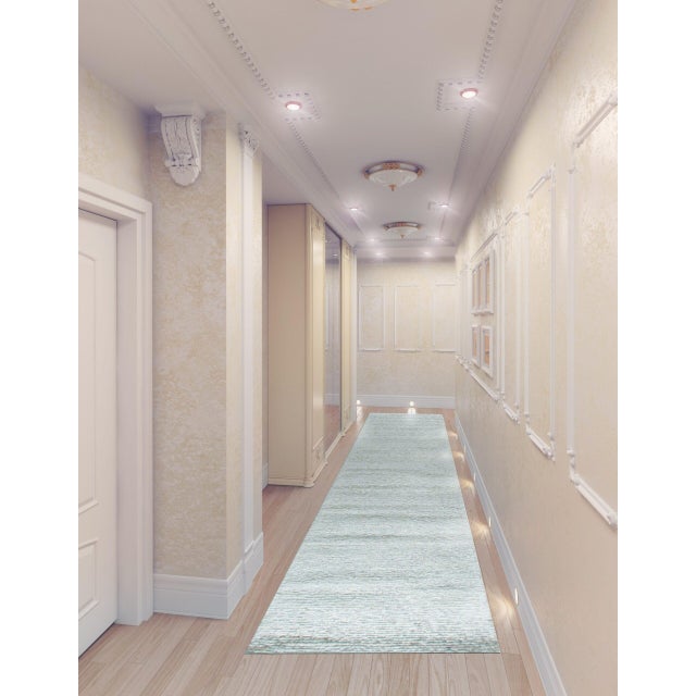 Textile 4x6 Fiona Rustic Ivory Open Solid Minimalist Flatweave Wool Carpet Rug For Sale - Image 7 of 10