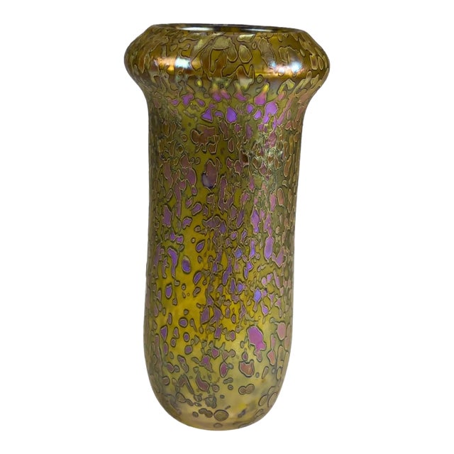 1990s David Lotton Art Glass Vase For Sale