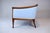 French Directoire Style Sofa, Hand Carved Cherry, Light Blue For Sale - Image 12 of 18