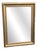Large Mirror in Wooden Golden Gilt Frame For Sale