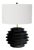Regina Andrew Accordion Table Lamp Round in Ebony For Sale