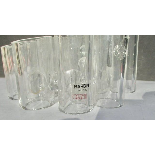 Mid-Century Modern Oggetti Murano Barbini Epergne/Frog Vase For Sale - Image 3 of 7