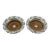 Circa 1835 Pair of English Old Sheffield Plate Wine Coasters For Sale
