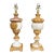 Pair of Italian Neoclassical Alabaster Table Lamps For Sale