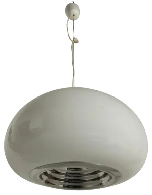 Black & White Ceiling Lamp by Fratelli Castiglioni for Flos, 1970s