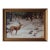 Unusual Reindeer and African Gazelle in Woods Oil on Linen Signed Anderson For Sale