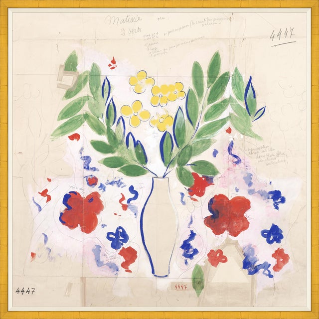 Matisse I Art Print in Gold Frame by Paule Marrot For Sale