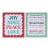 Framed Christmas Sentiment Wall Art (Set of 2) For Sale