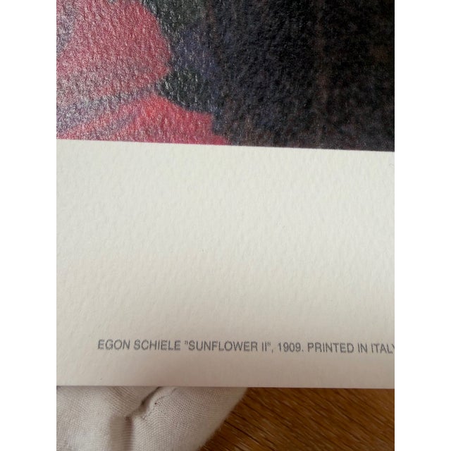 Egon Schiele, Sunflowers II, Print on Paper For Sale - Image 3 of 8