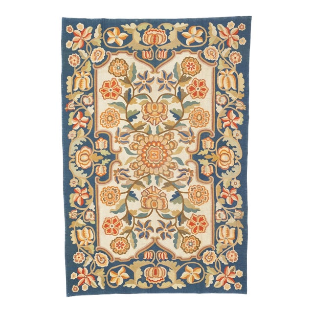 Antique Bassarabian Kilim Rug 6’5” X 9’6” For Sale