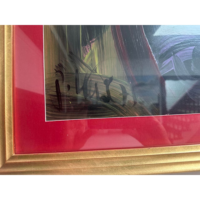 An exceptional, original mixed media painting on board by renowned German Neo-Expressionist artist Peter Robert Keil (b....