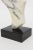 Vintage Carrara Marble and Black Resin Abstract Sculpture, 1980's For Sale In Miami - Image 6 of 11