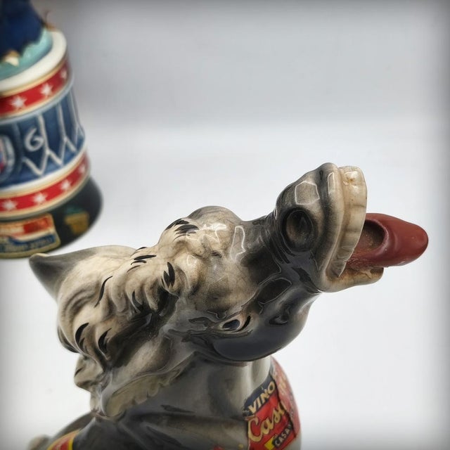 Zoomorphic Donkey Bottle in Ceramic by Casa Nuova Boccaccio, Italy, 1960s For Sale - Image 6 of 16