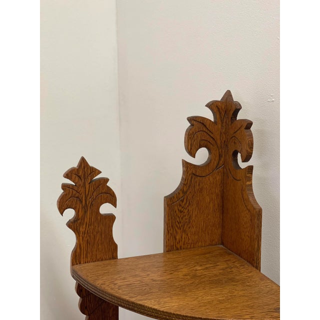 1970s Vintage Style Corner Bookcase Chairish