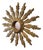 French Sun Mirror with Convex Glass in Gilded Wood For Sale