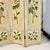 1980s Vintage Boho Chic Hollywood Regency Coastal Hand Painted Magnolia Room Divider Screen For Sale - Image 11 of 12