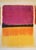 Exceptional image of "Violet, Black, Orange, Yellow, White & Red" by renown Abstract artist Mark Rothko lithographic print...