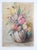 Art Nouveau Early 20th Century Still Life With Tulips Painting For Sale - Image 3 of 3