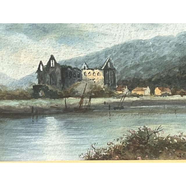 Rustic Edgar James Maybery, Tintern Abbey, 20th Century, Watercolour, Framed For Sale - Image 3 of 6