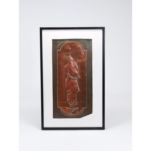 Vienna Secession Art Nouveau Relief Panels by Georg Klimt, Vienna, 1900s, Set of 2 For Sale - Image 4 of 18
