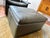 Mid-Century Modern 1960s Vitsoe 620 High-Back Swivel Chair and Ottoman in Dark Olive Leather For Sale - Image 3 of 11