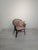 Vintage Raffia Armchair with Viennese Braid Stylish, vintage raffia armchair with Viennese braid and floral cushions. This...
