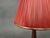 1960s Mid-Century Danish Teak Table Lamp with Red Shade, 1960s For Sale - Image 5 of 10