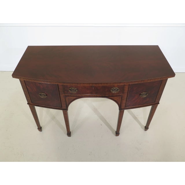 1990s 1990s Vintage Maitland Smith Bowfront Federal Mahogany Sideboard For Sale - Image 5 of 10