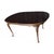 Queen Anne Hickory Chair James River Collection Oval Leg Extension Dining Table, Both 12" Leaves Included, Extends 64" to 88" For Sale - Image 3 of 10