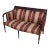 Southwood Inlaid Sheraton Mahogany Damask Loveseat For Sale